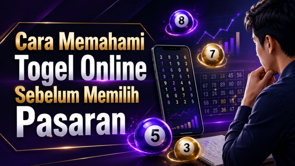 Cara Memahami Togel Online Sebelum Memilih Pasaran